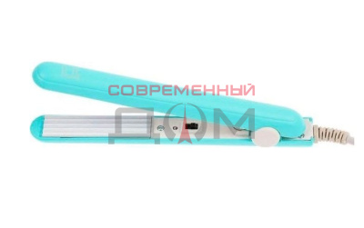 Щипцы для завивки IRIT IR-3172 гофре, бирюзовые
